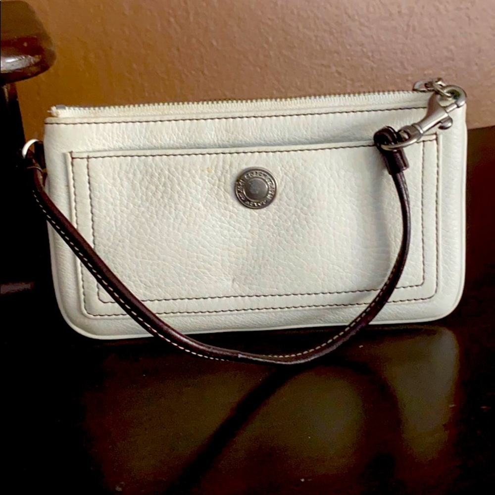 Coach Wristlet -off white